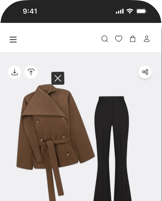 Browse and drag outfits